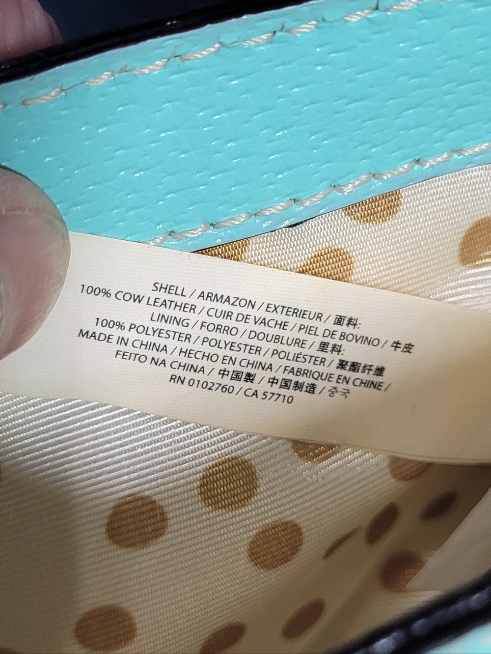 Authentic Light Blue Kate Spade Wellesley Flynn Crossbody Bag - Picture 7 of 13